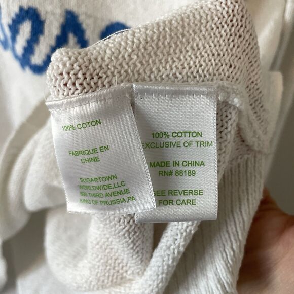 Lilly Pulitzer Beach Please Lightweight Knit Sweater Sz M Vacation Resort Cotton - Picture 4 of 6